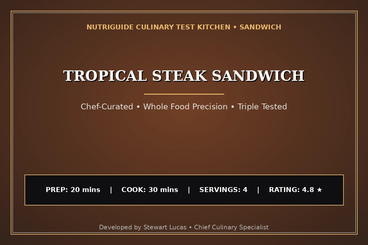 Tropical Steak Sandwich