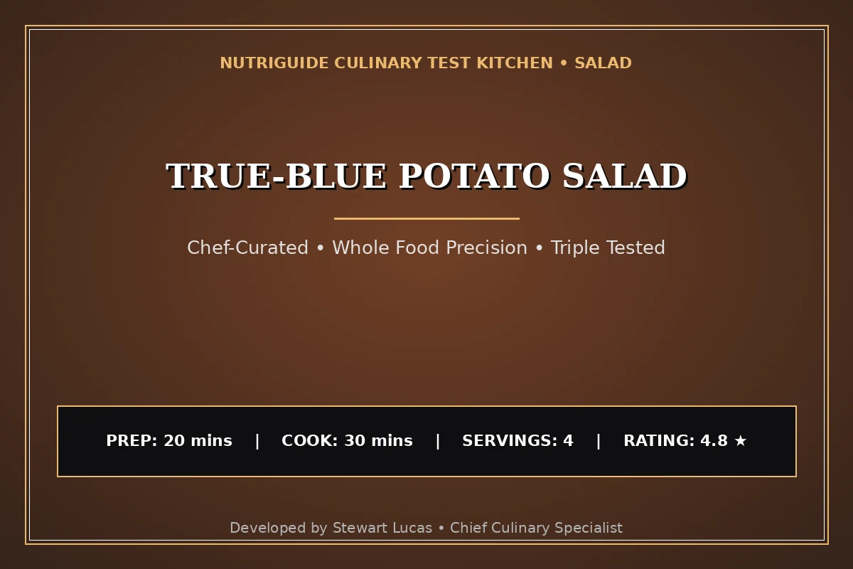 True-Blue Potato Salad