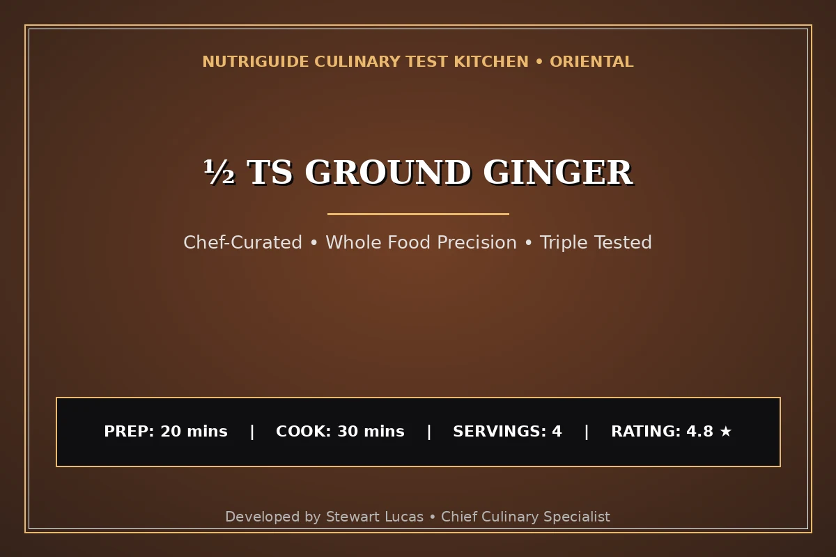 ½ Ts Ground Ginger