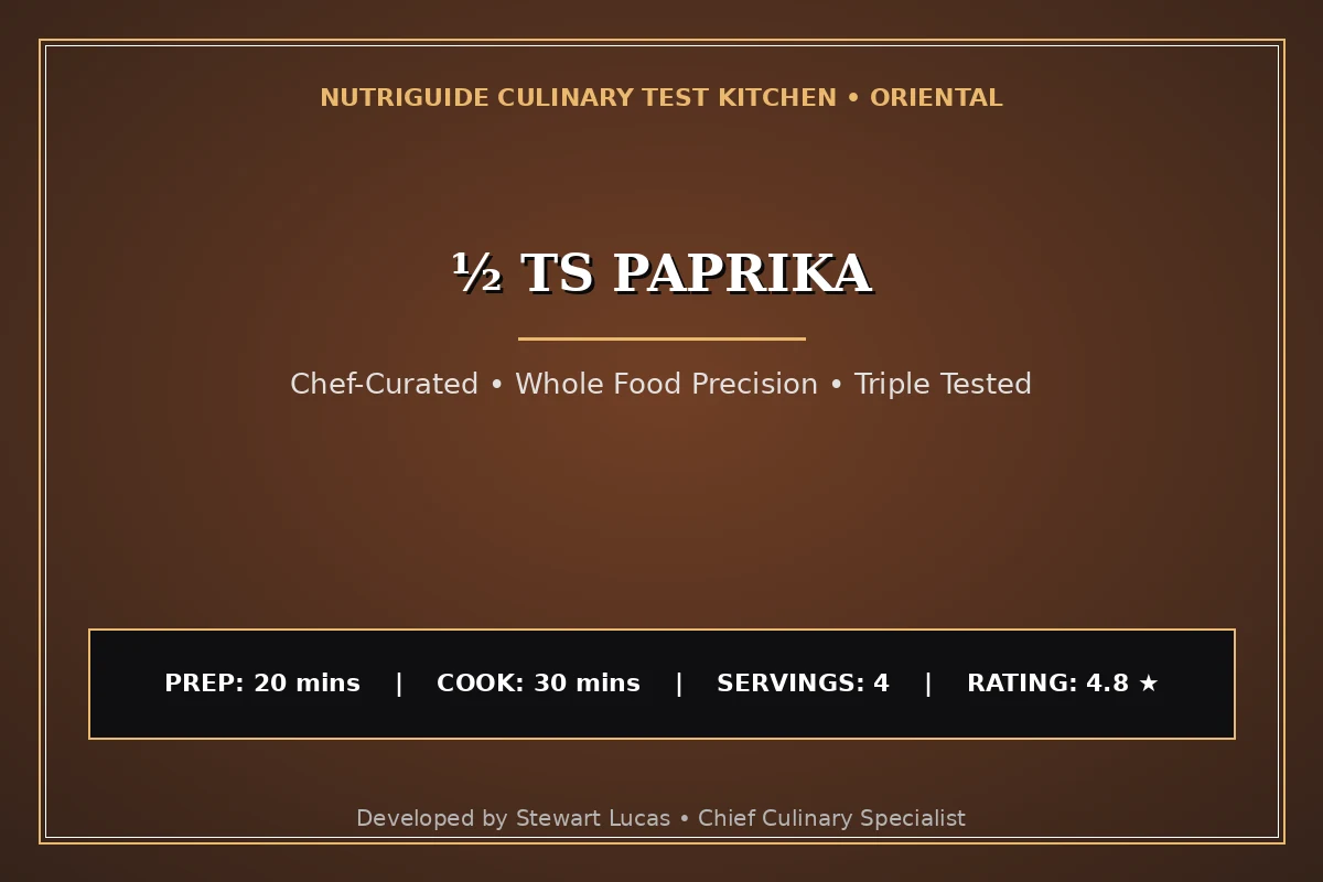 ½ Ts Paprika