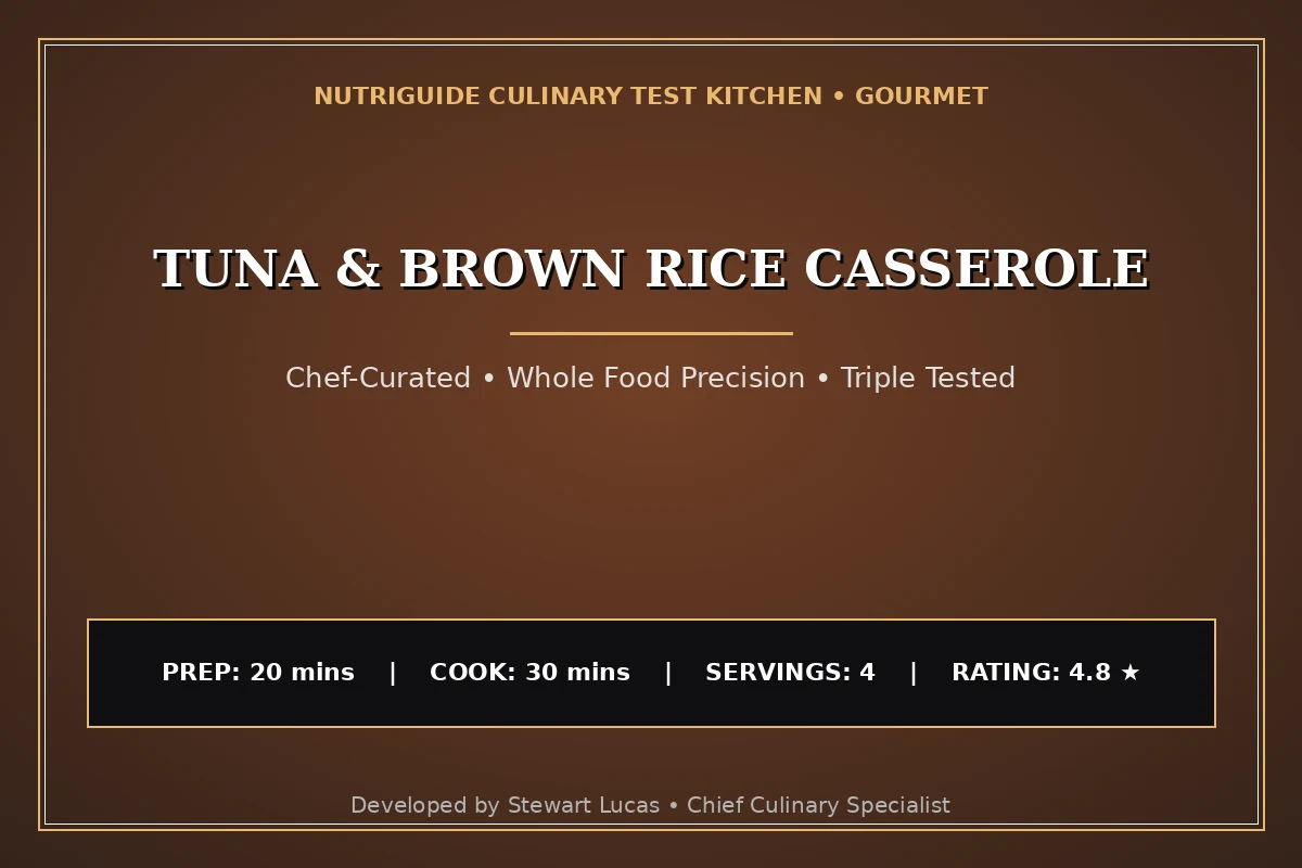Tuna & Brown Rice Casserole