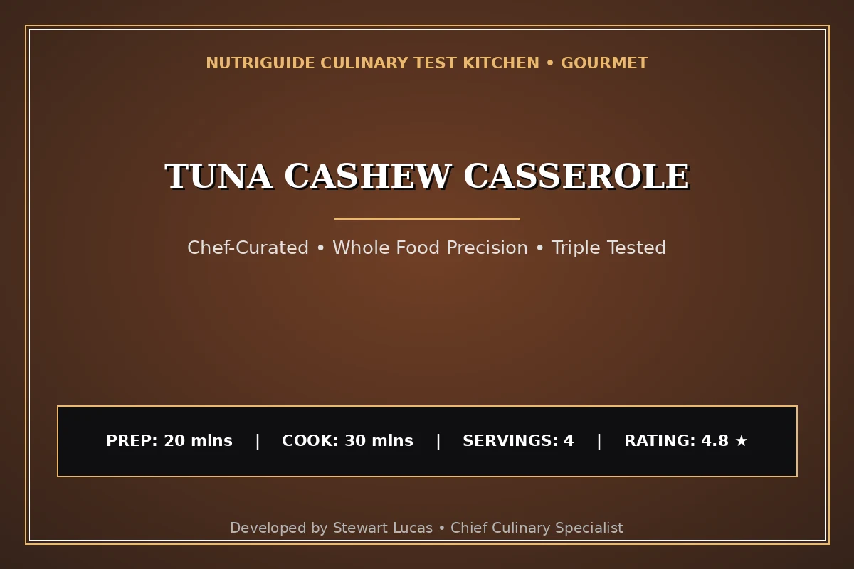 Tuna Cashew Casserole