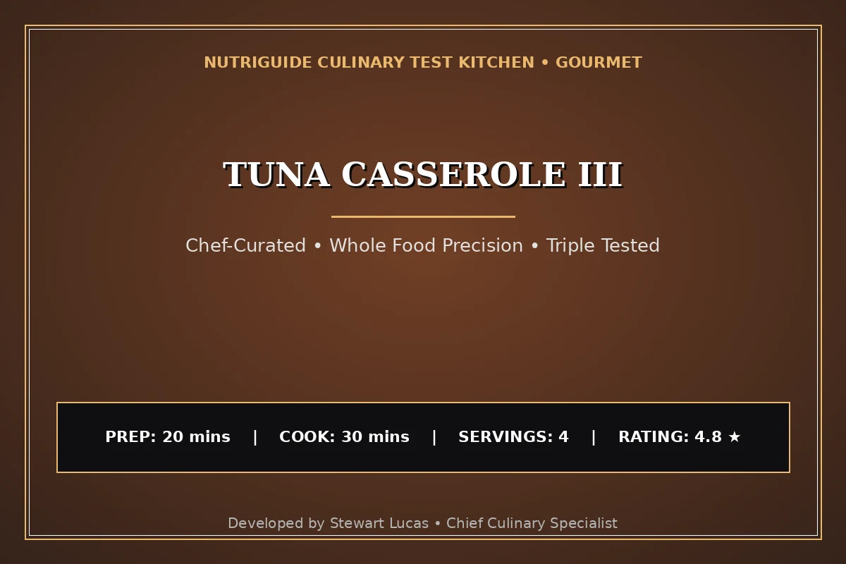 Tuna Casserole Iii