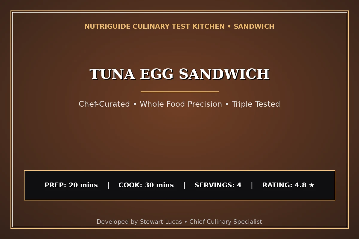 Tuna Egg Sandwich