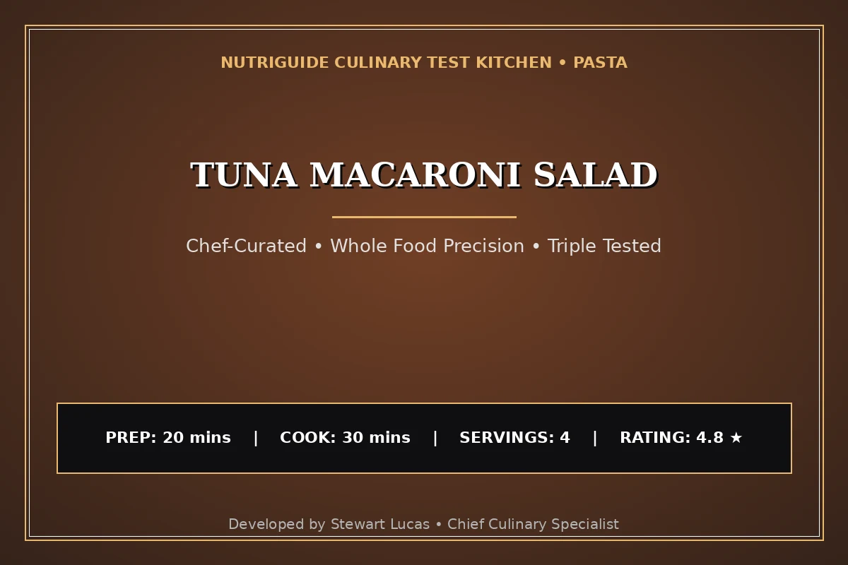 Tuna Macaroni Salad