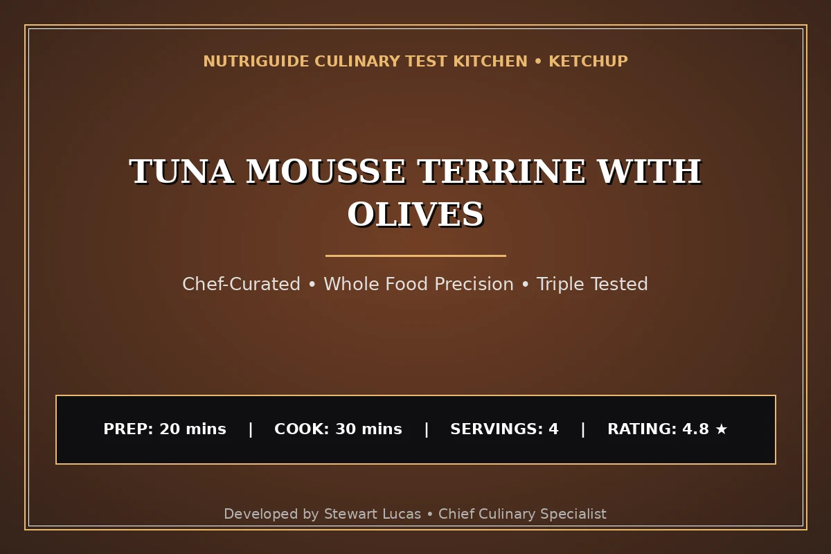 Tuna Mousse Terrine With Olives