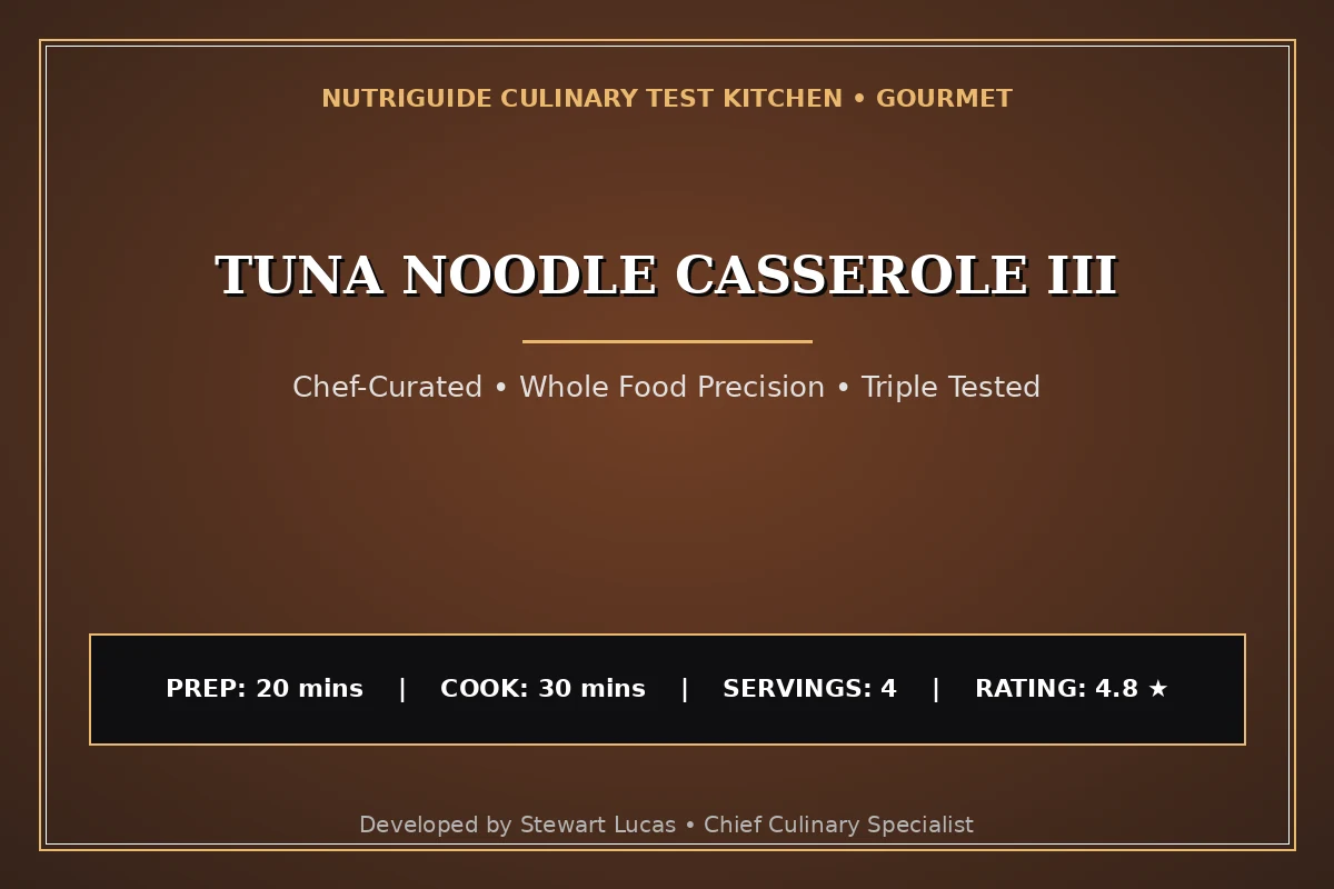 Tuna Noodle Casserole Iii