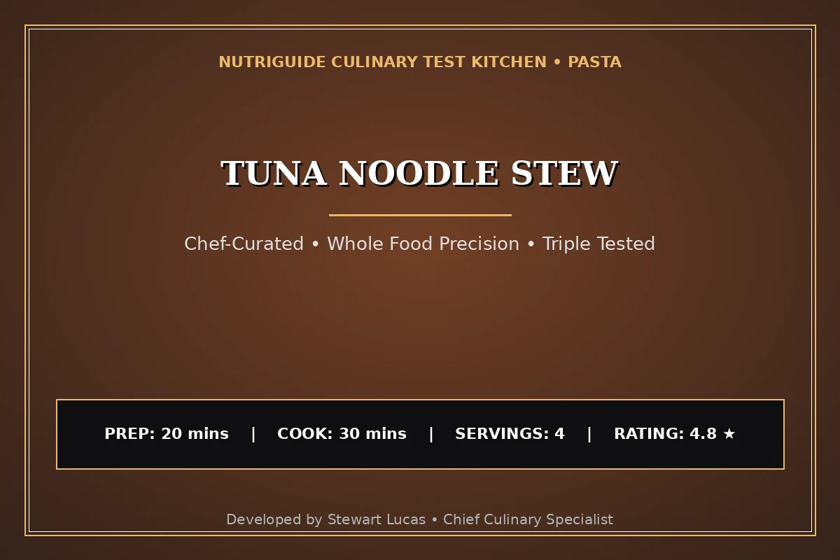 Tuna Noodle Stew