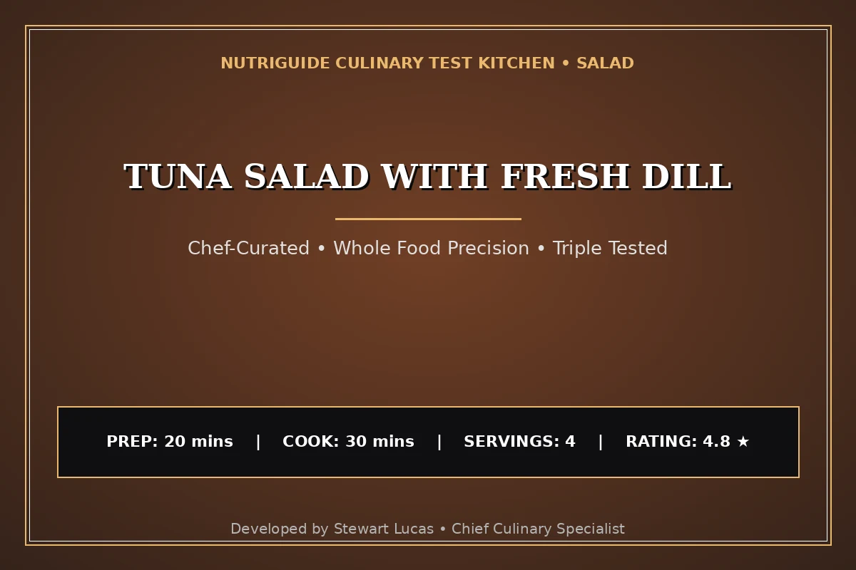 Tuna Salad With Fresh Dill