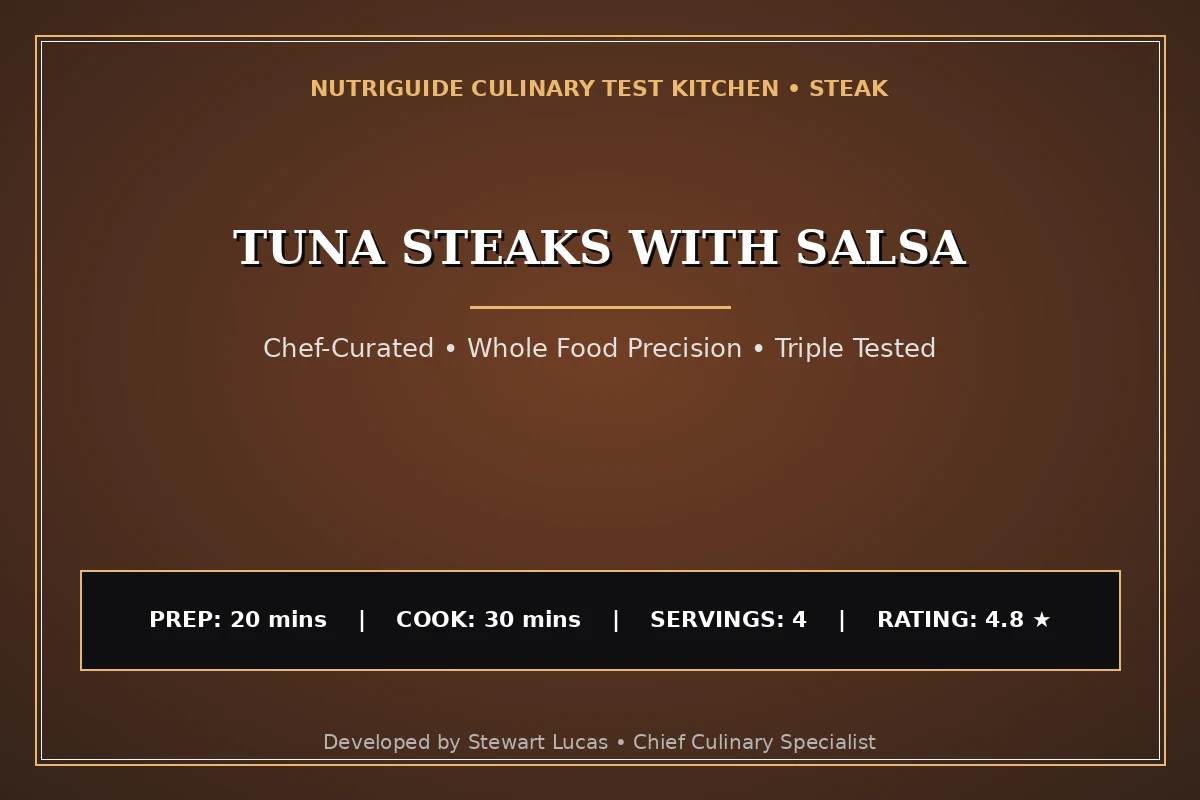 Tuna Steaks With Salsa