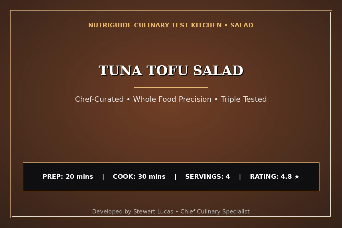 Tuna Tofu Salad