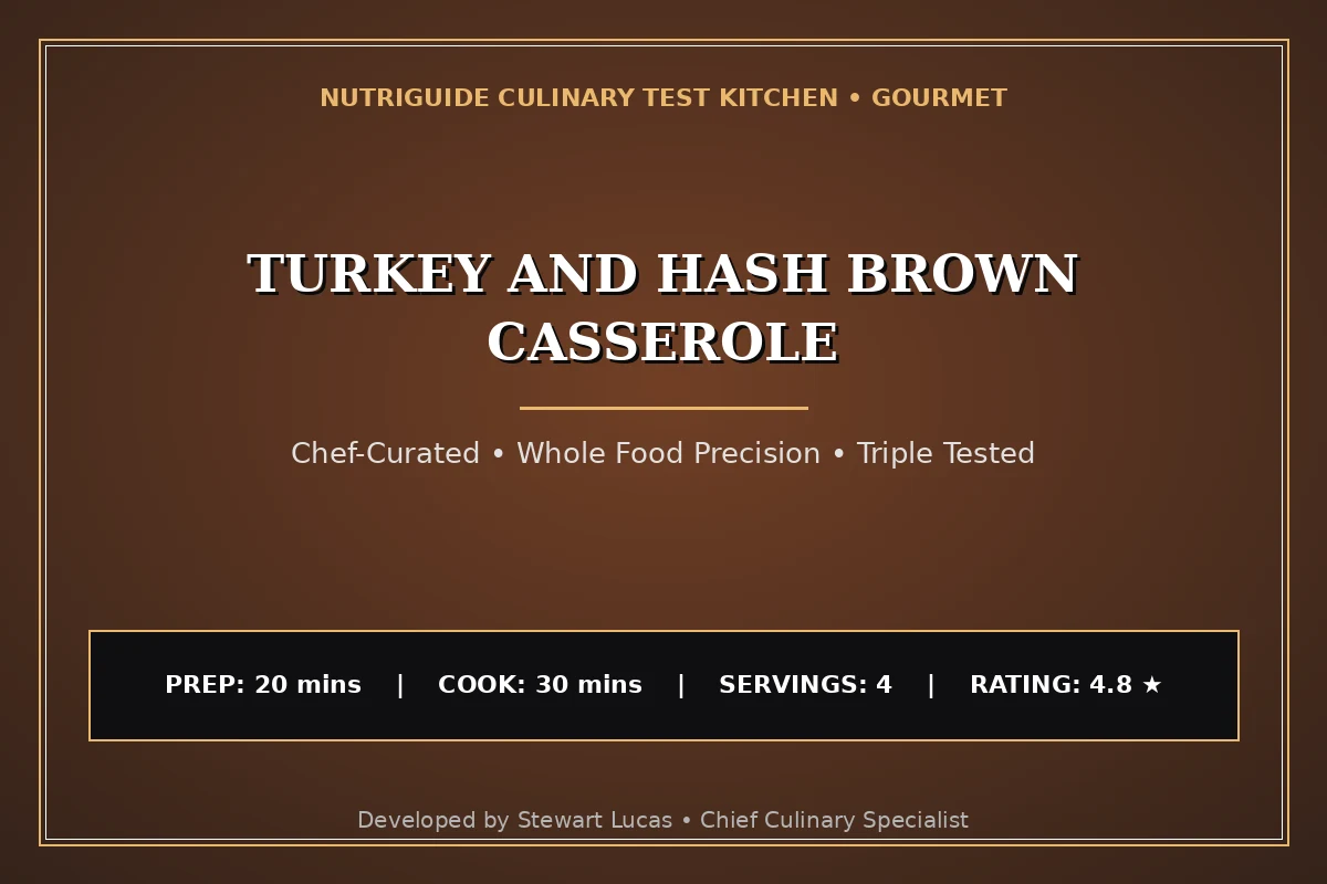 Turkey And Hash Brown Casserole