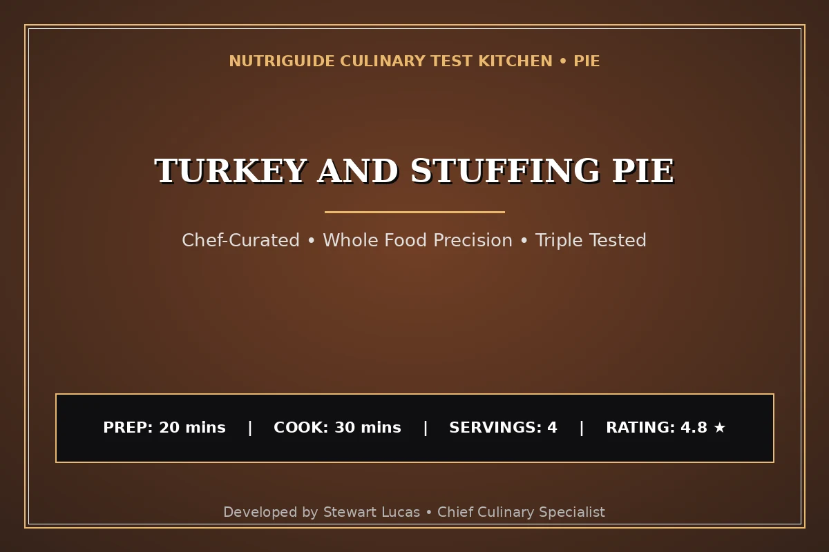 Turkey And Stuffing Pie