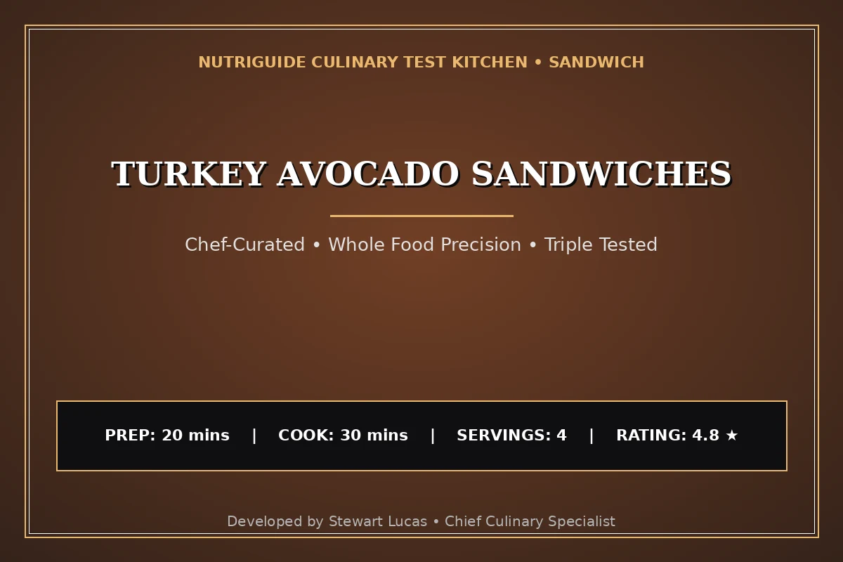Turkey Avocado Sandwiches