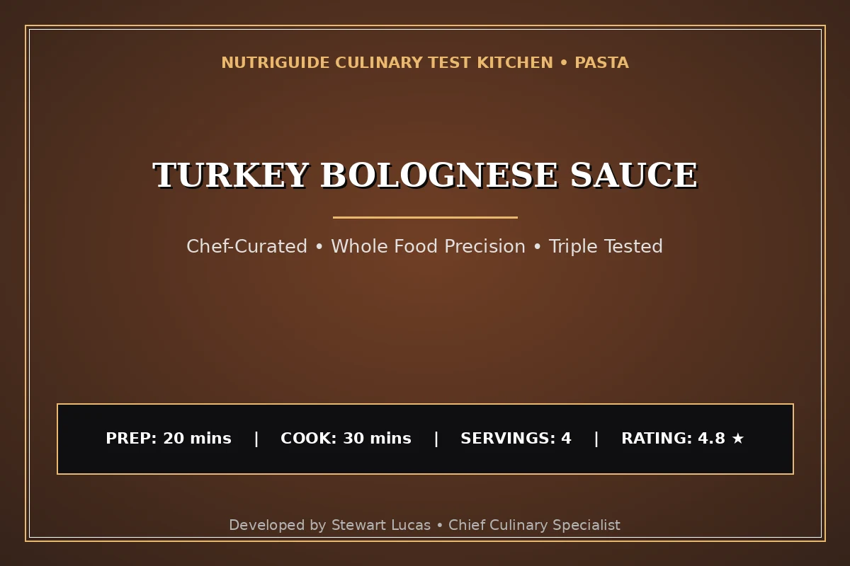 Turkey Bolognese Sauce