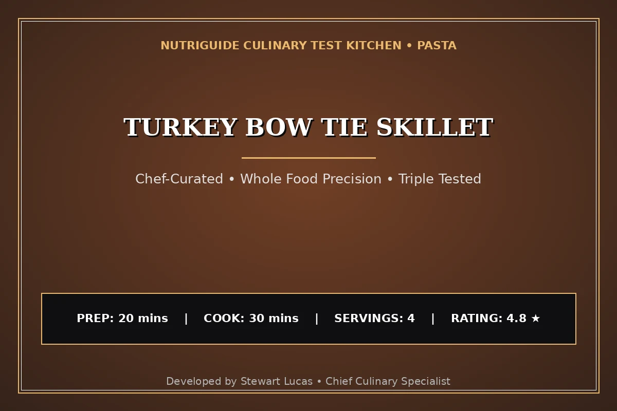 Turkey Bow Tie Skillet