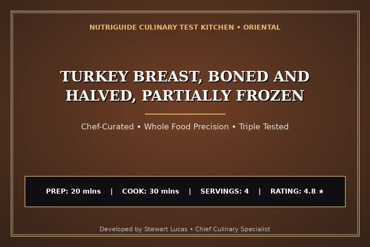 Turkey Breast, Boned And Halved, Partially Frozen
