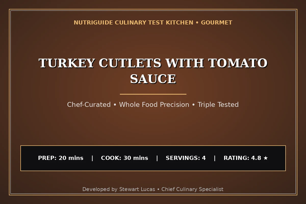 Turkey Cutlets With Tomato Sauce