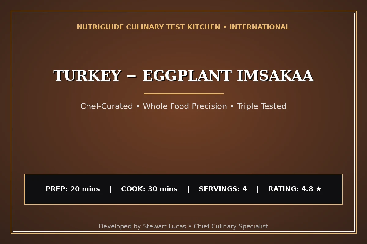 Turkey − Eggplant Imsakaa