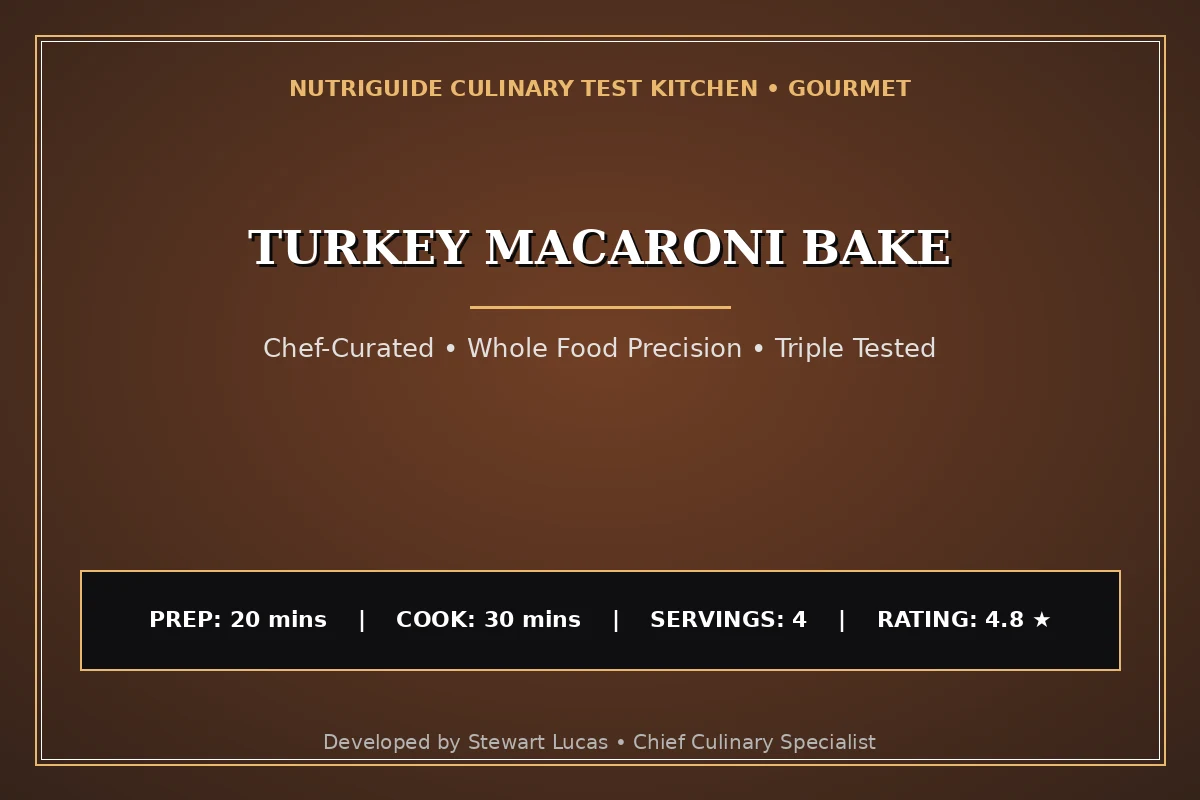 Turkey Macaroni Bake