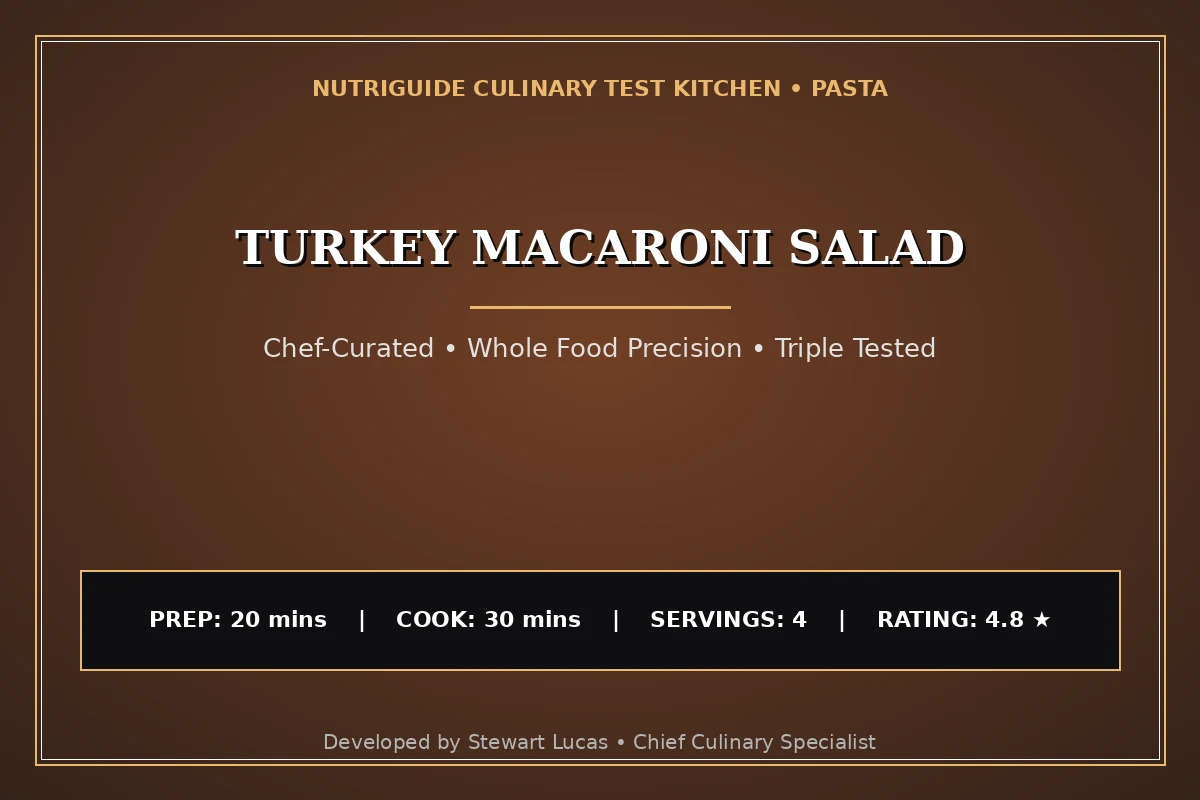 Turkey Macaroni Salad