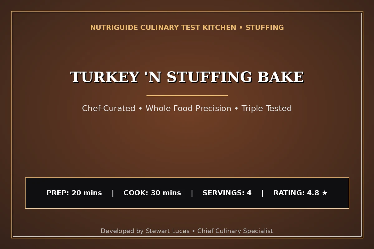Turkey 'N Stuffing Bake