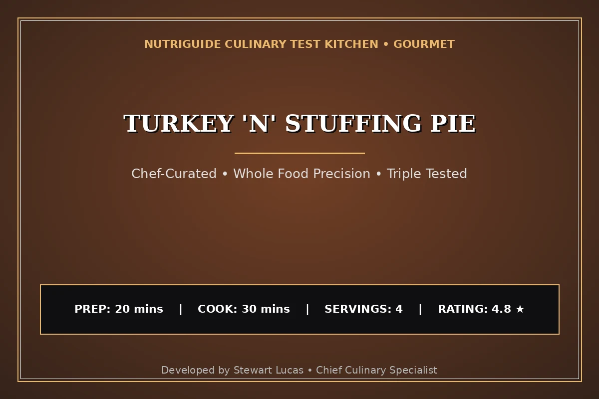 Turkey 'N' Stuffing Pie