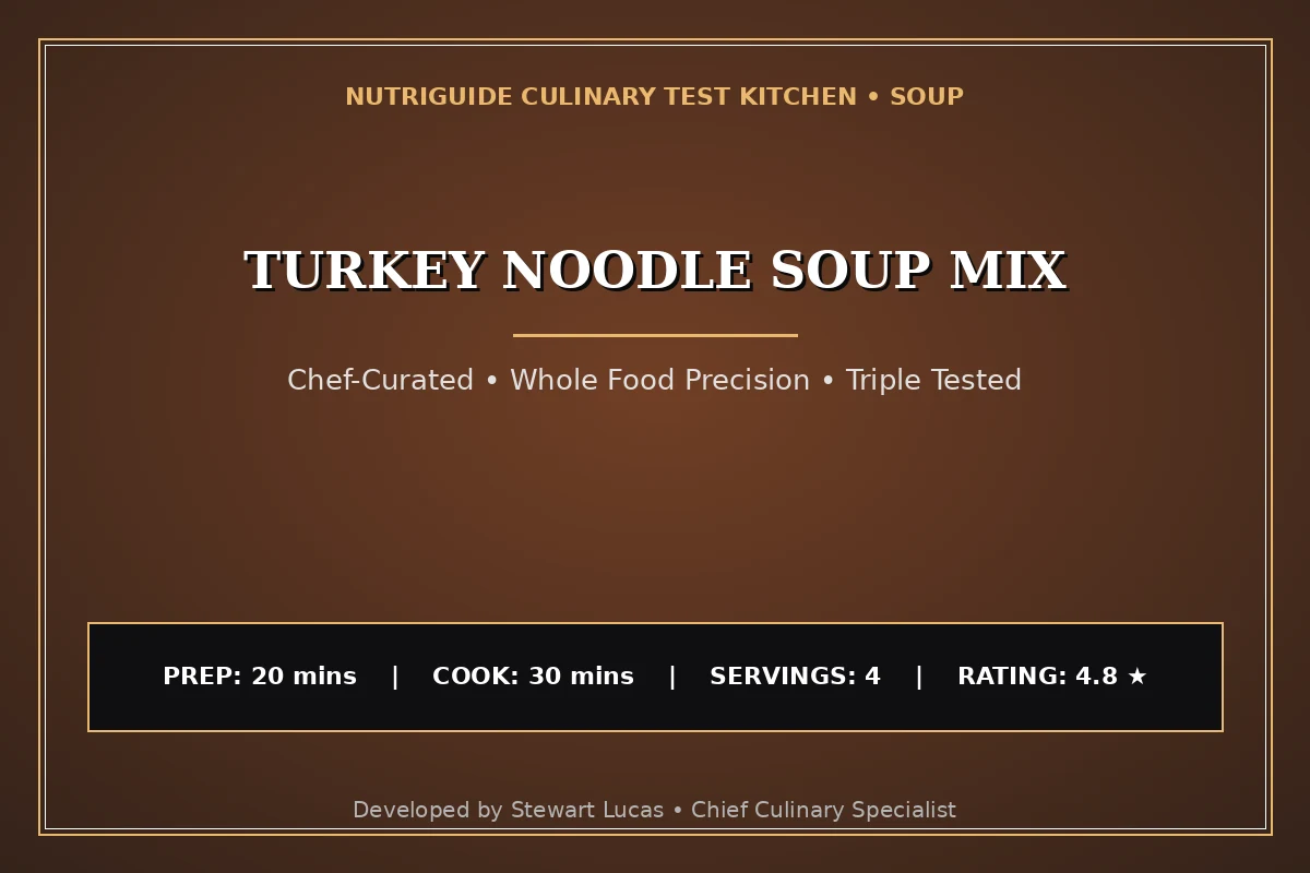 Turkey Noodle Soup Mix