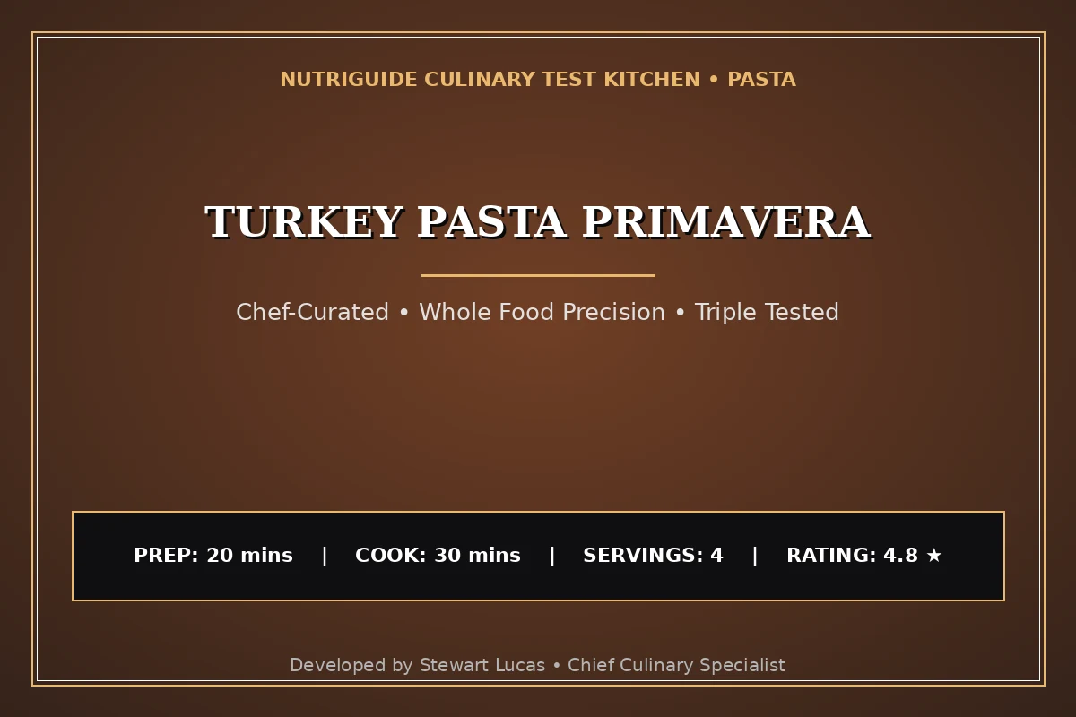 Turkey Pasta Primavera