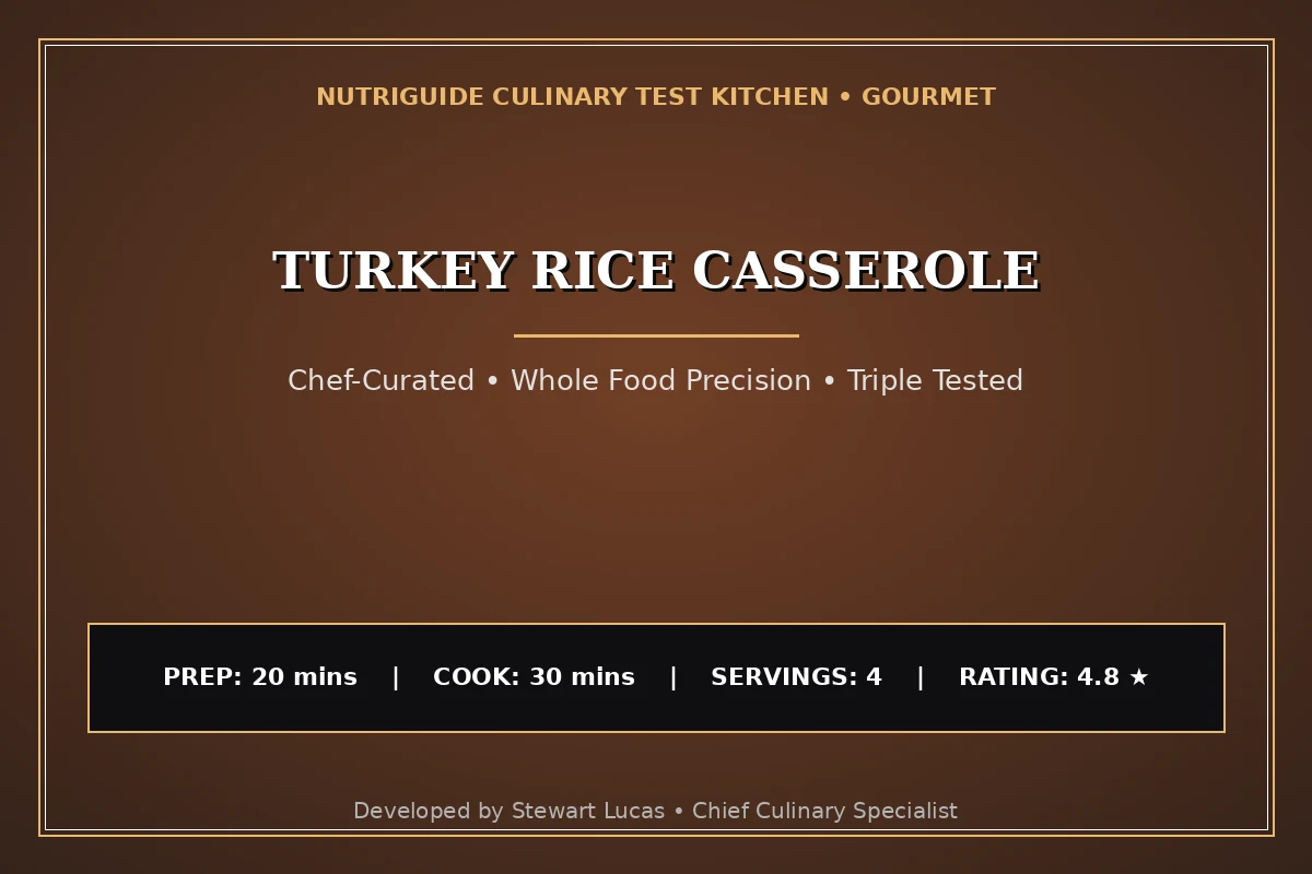 Turkey Rice Casserole