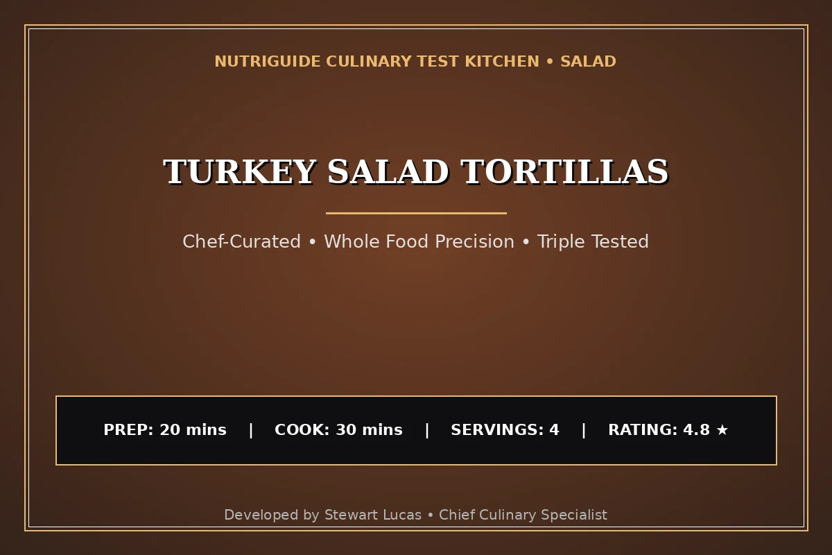 Turkey Salad Tortillas