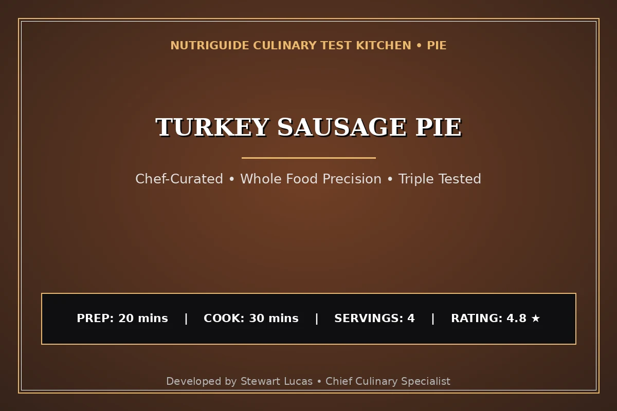 Turkey Sausage Pie