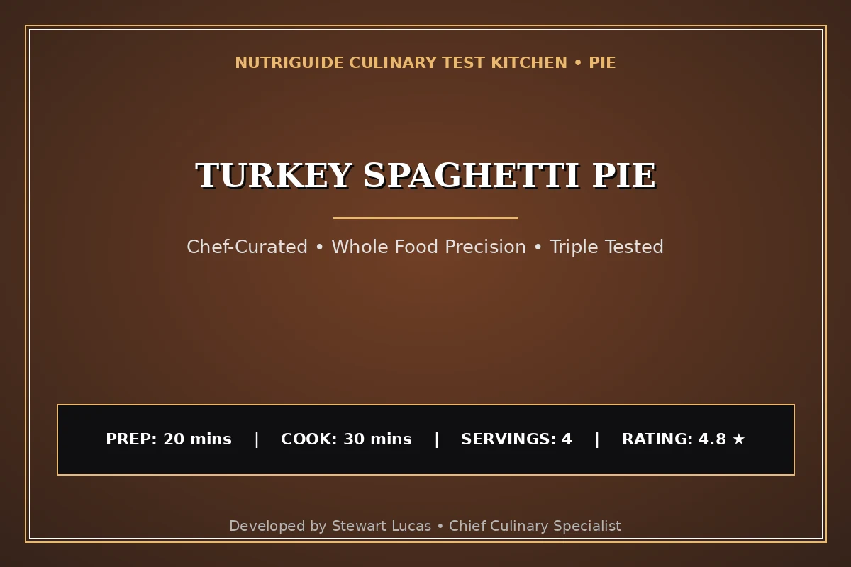Turkey Spaghetti Pie