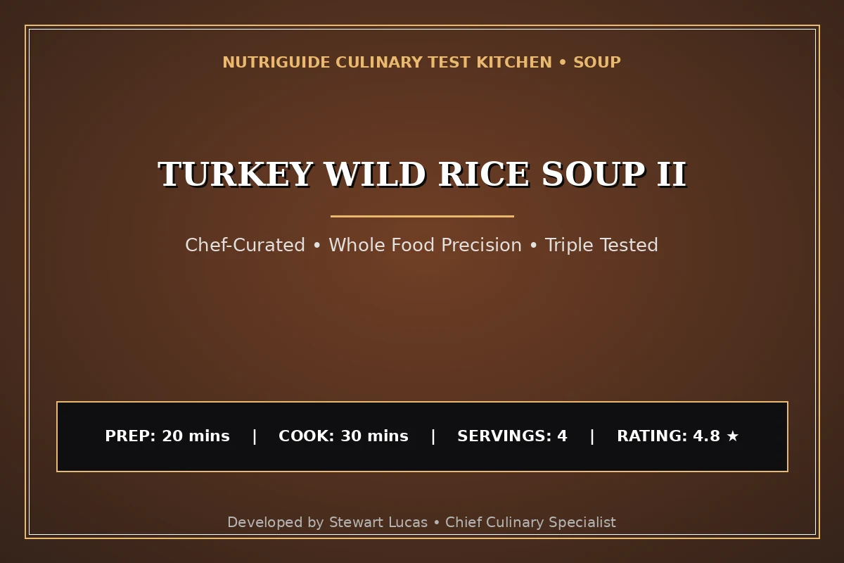 Turkey Wild Rice Soup Ii