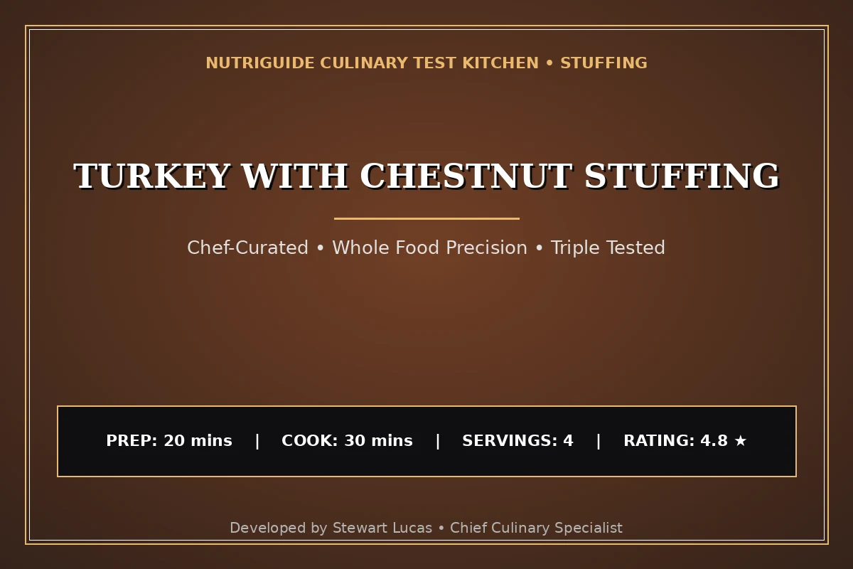 Turkey With Chestnut Stuffing