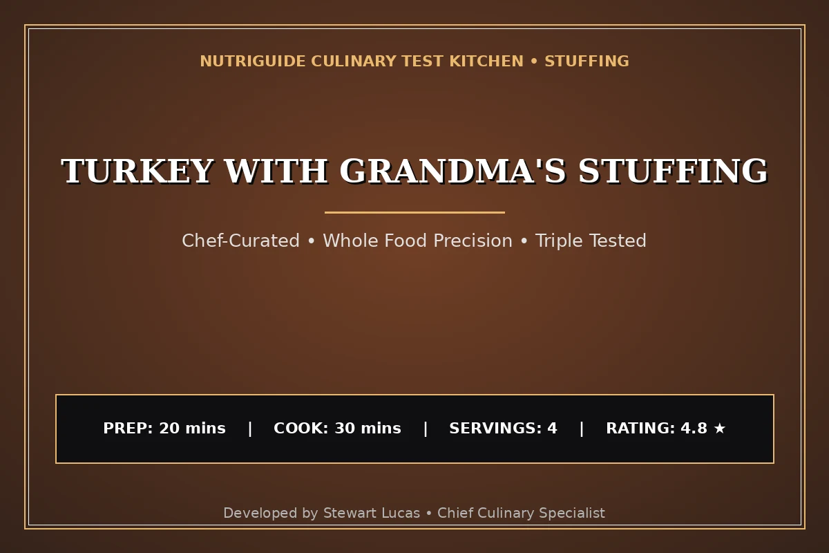 Turkey With Grandma'S Stuffing