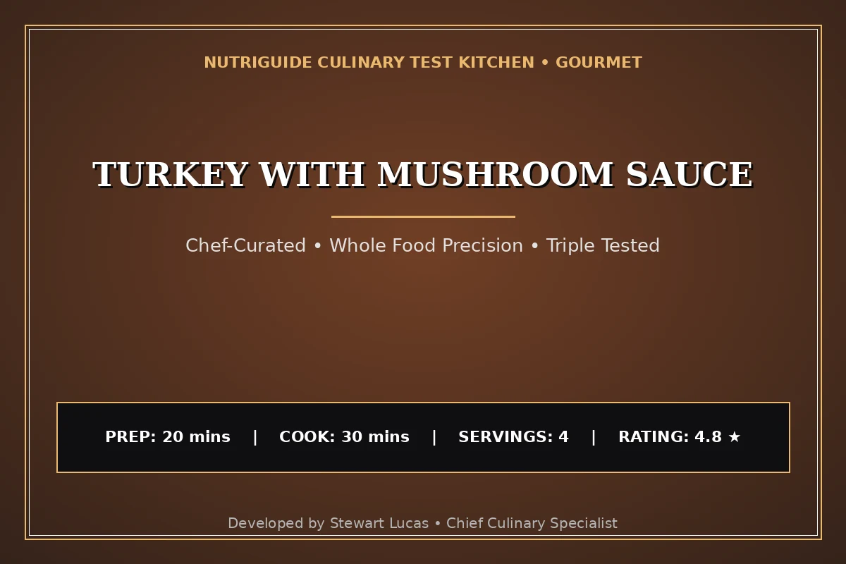 Turkey With Mushroom Sauce