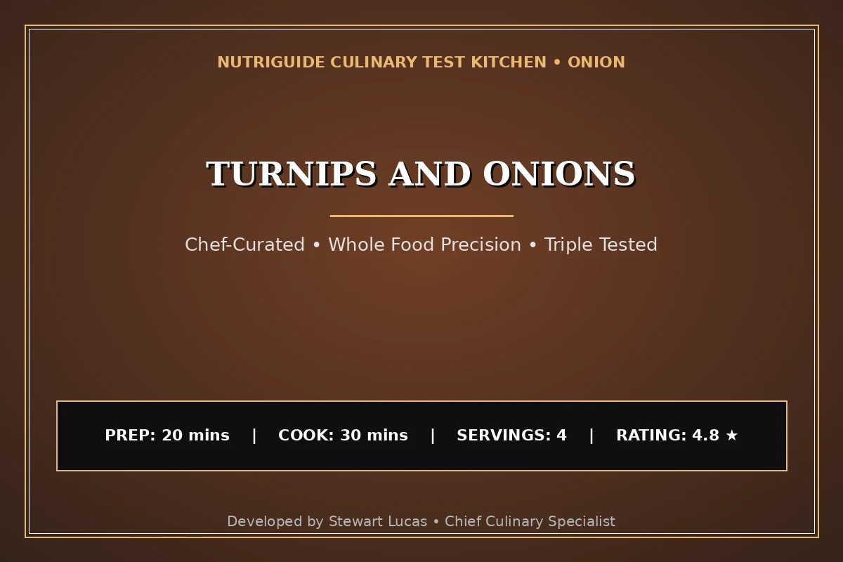 Turnips And Onions