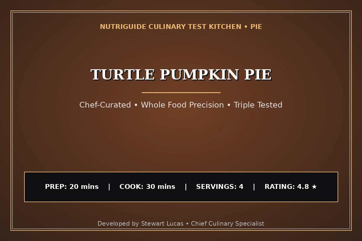 Turtle Pumpkin Pie