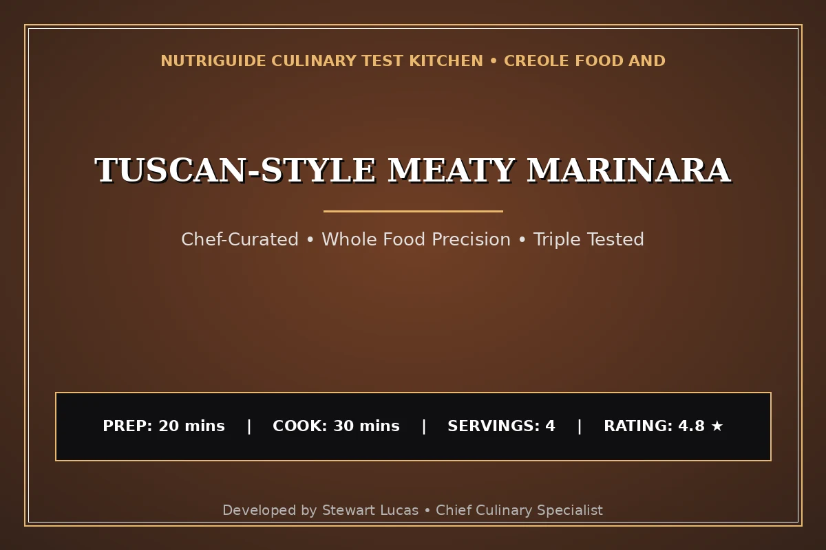 Tuscan-Style Meaty Marinara