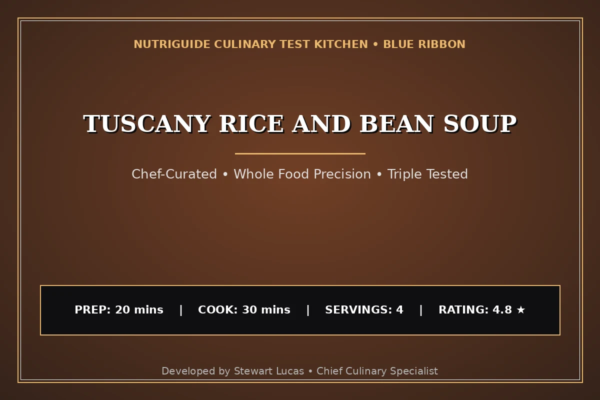 Tuscany Rice And Bean Soup