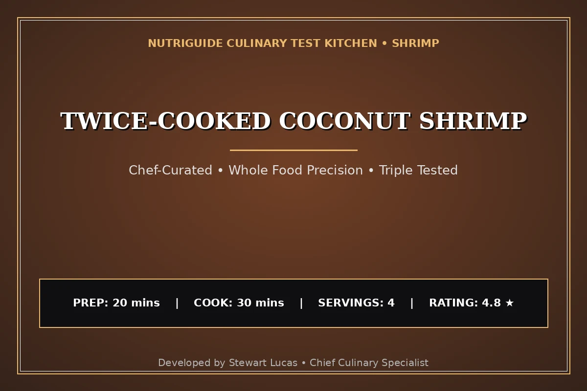 Twice-Cooked Coconut Shrimp