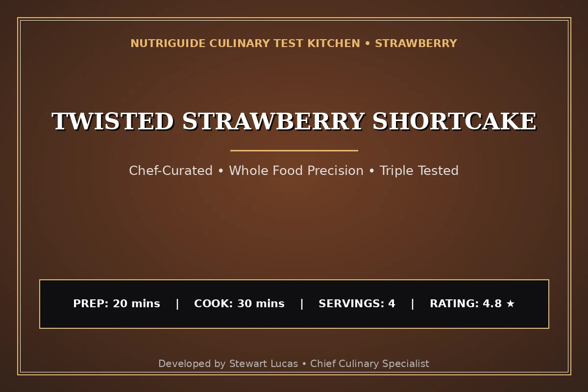 Twisted Strawberry Shortcake