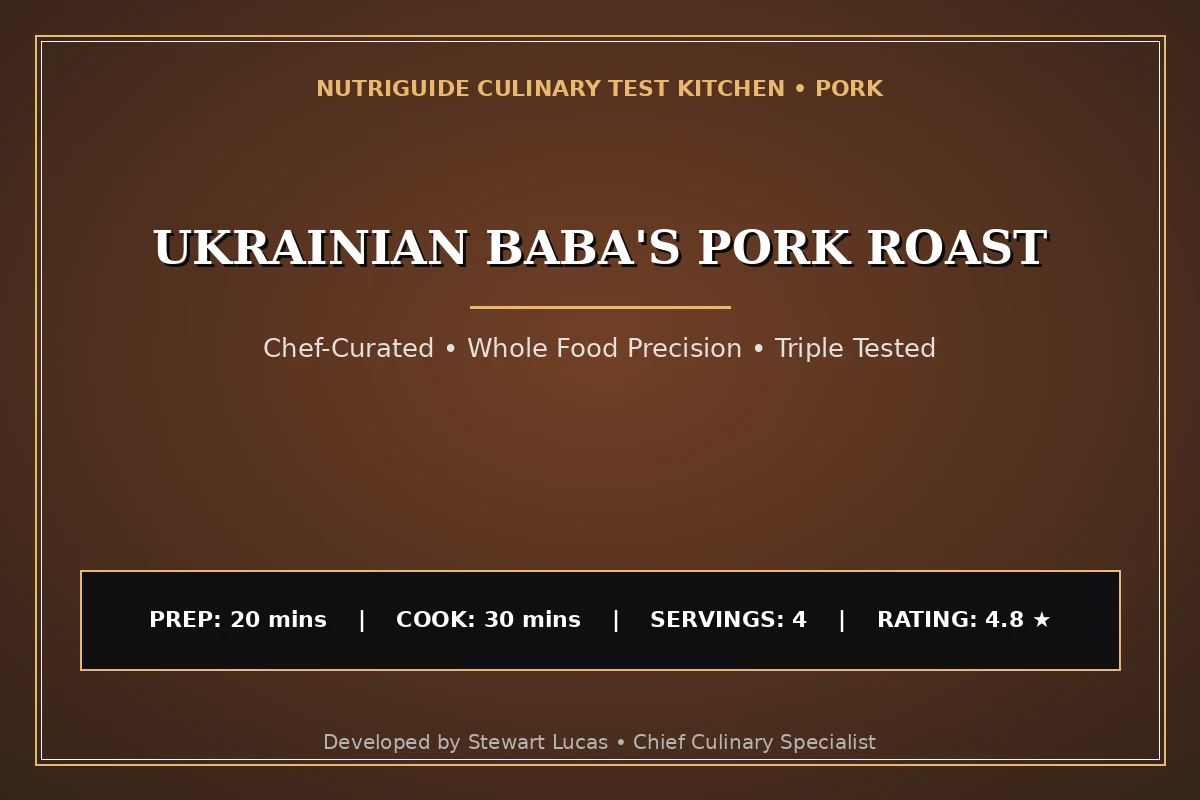 Ukrainian Baba'S Pork Roast