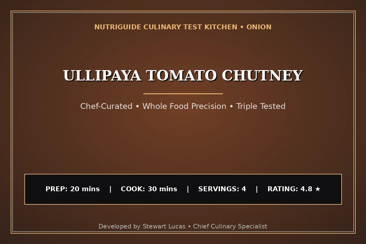 Ullipaya Tomato Chutney