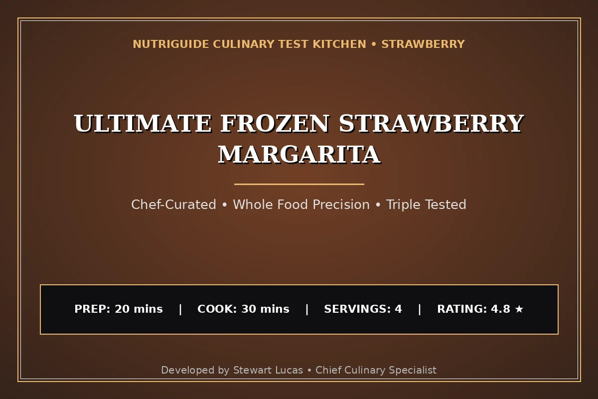 Ultimate Frozen Strawberry Margarita