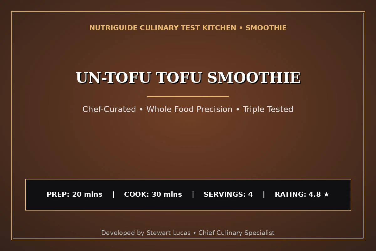 Un-Tofu Tofu Smoothie