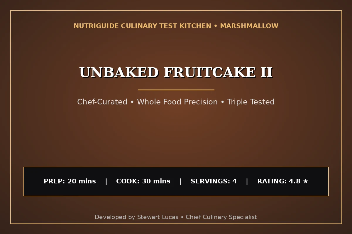 Unbaked Fruitcake Ii