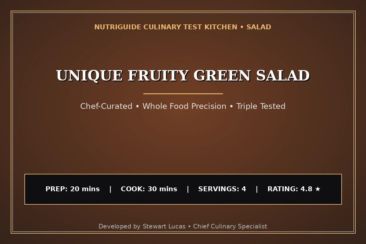 Unique Fruity Green Salad