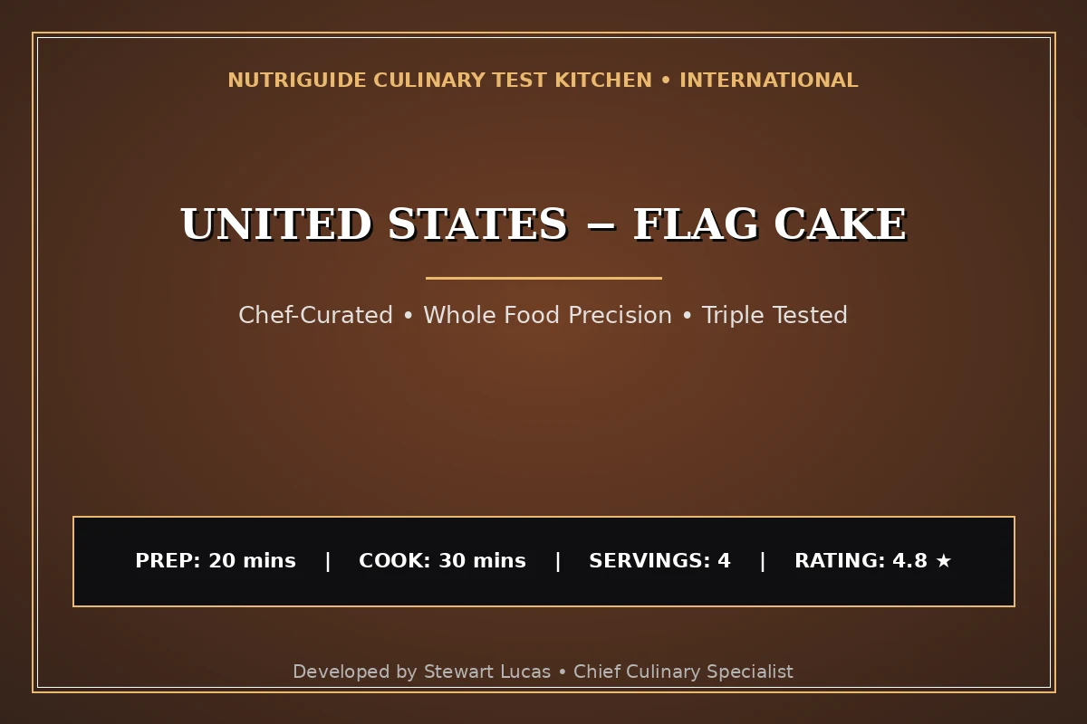 United States − Flag Cake